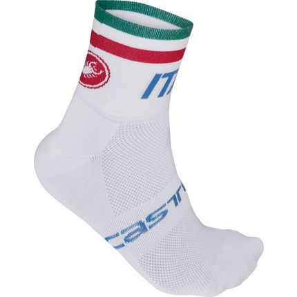 CALZE CASTELLI CICLISMO ITALIA 9CM